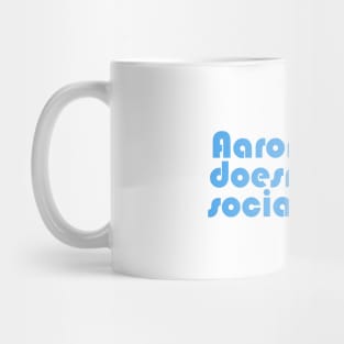 Aaron Sorkin Doesn't Have Social Media Mug